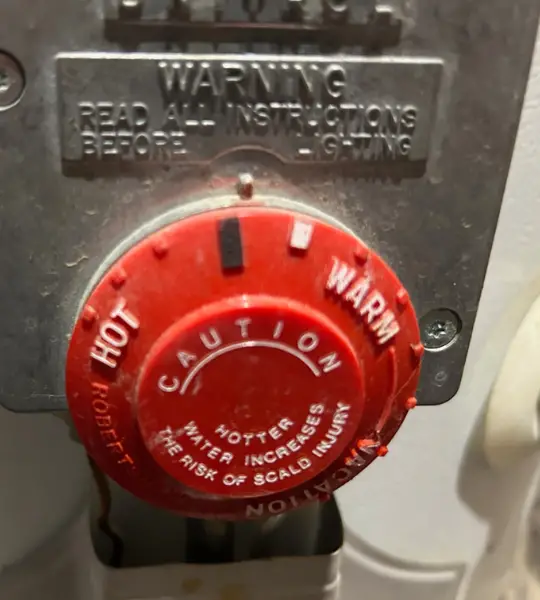 apartment water heater temperature adjuster