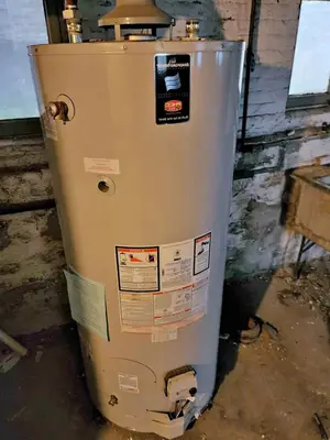 shared 100 gallon apartment water heater